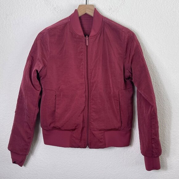 Lululemon Serene Travels Bomber Reversible Jacket Size 6 - Picture 9 of 16